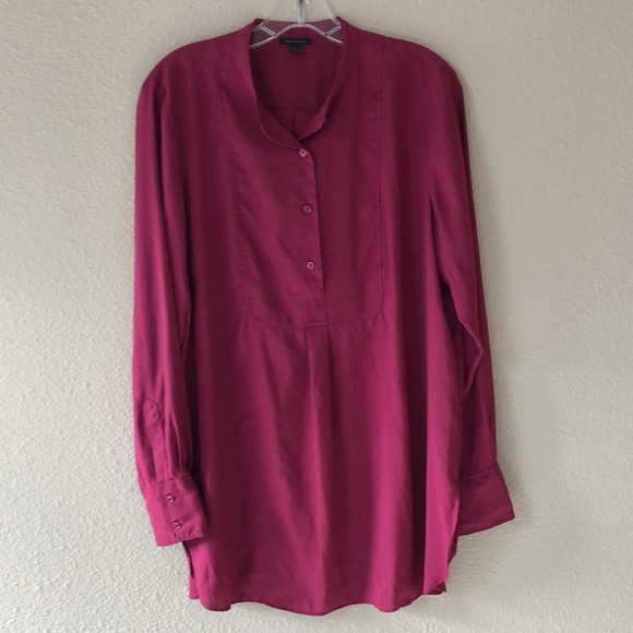 Ann Taylor Tops - Ann Taylor Berry Pink Top Size L